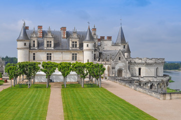 Fototapeta na wymiar Chateau Amboise castle