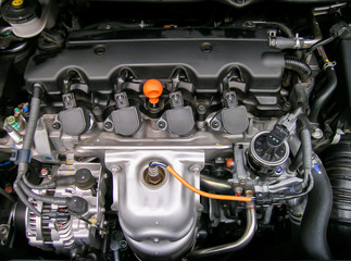 Obraz premium Car engine
