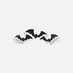realistic design element: bat
