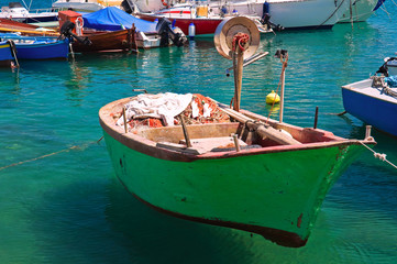 Fototapeta na wymiar Boats. Giovinazzo. Puglia. Italy.