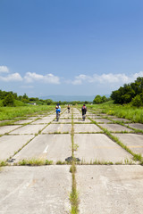 Fototapeta premium The old runway