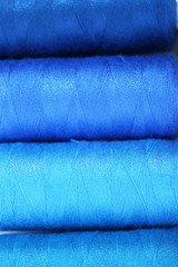 Colorful sewing threads background