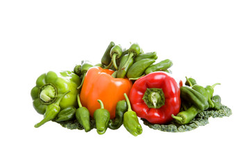 peppers isolated