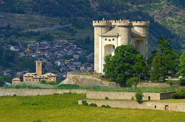 Fototapeta premium Aymavilles Castello 01