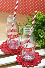 Mini bottle glass