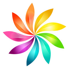 Abstract flower design