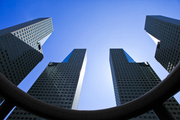 Naklejka premium Singapore building