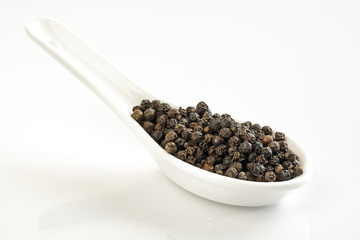 Schwarze Pfefferkörner