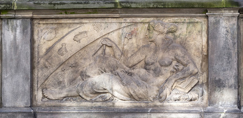 Naklejka premium Bas-relief in Gdansk