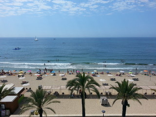 Beach in costa brava spain