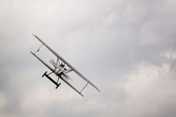 Fokker D.VII in the sky