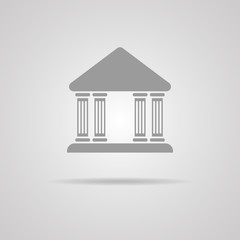 Bank, vector icon
