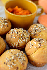 Sweet potato (batata) buns
