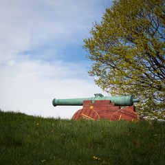 Kanone auf Festung in Oslo
