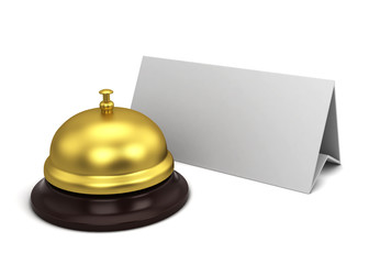 Reception bell and card