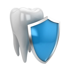 Tooth and shield