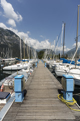 Fototapeta premium Porto a Riva del Garda