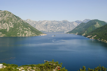 Fototapeta na wymiar Bay of Kotor