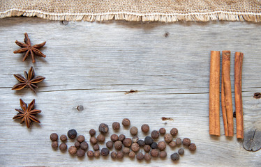 Spices background