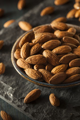 Raw Organic Brown Almonds