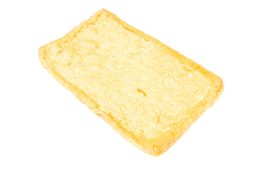 Fototapeta premium fried tofu isolated on white