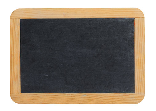 Small blank blackboard or school slate