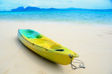 kayak on the tropical beach,Thailand © photobyravis