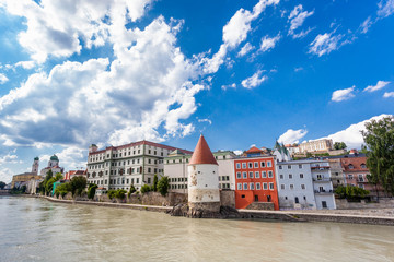 Obraz premium View of Passau, Bavaria, Germany