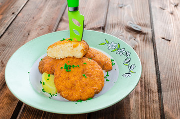 Vegetable pancakes from cauliflower