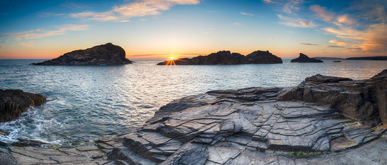 Cornwall Coast Panorama - Powered by Adobe