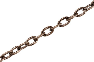 Stainless steel chain detail