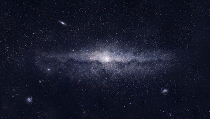 Obraz na płótnie Canvas Bright galaxy