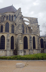 Fototapeta na wymiar Saint Remi Basilica in Reims, France.