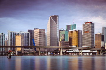 Miami, Florida Downtown Skyline