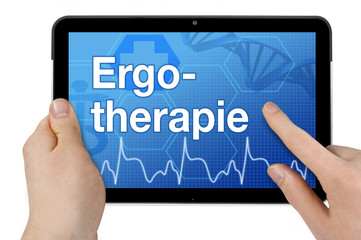 Tablet mit Interface und Ergotherapie