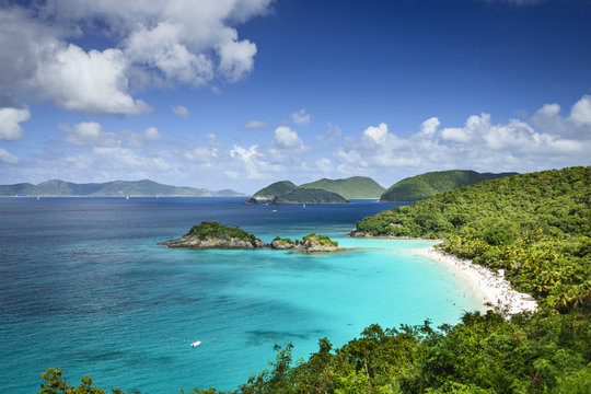 St. John, US Virgin Island at Trunk Bay