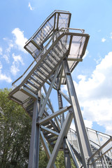 Aussichtsturm in Mainz-Kostheim (Juli 2014)