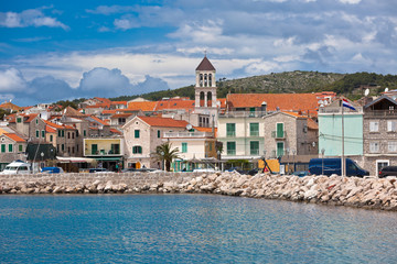 Fototapeta premium Vodice is a small town on the Adriatic coast in Croatia