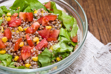 Buckwheat salad for fitness