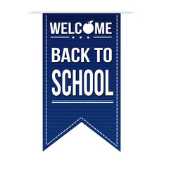 Welcome back to school banner design