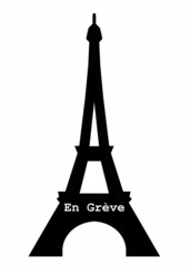 Tour Eiffel en grève