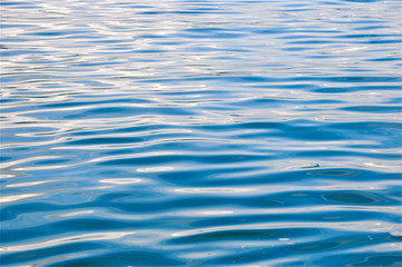 Blauer Wasser und Wellen Hintergrund