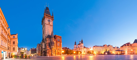 Fototapeta na wymiar St Nicholas Church in the city of Prague.