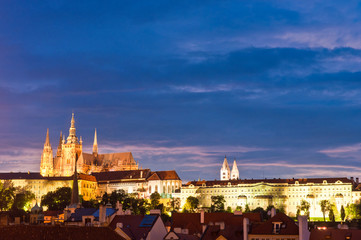 Fototapeta na wymiar St Vitus Cathedral, Hradcany Castle, Prague