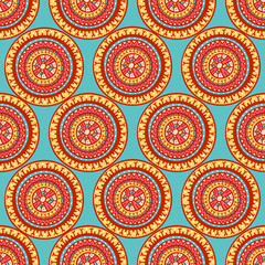 round tribal patterns