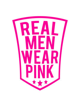 Real Men Wear Pink Logo