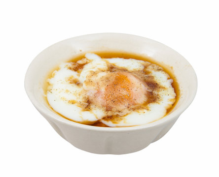 soft boiled egg in cup