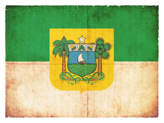 Grunge Flagge Rio Grande do Norte (Brasilien)