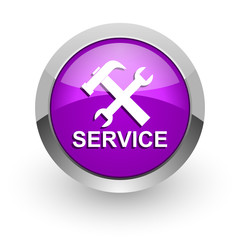 Fototapeta premium service pink glossy web icon