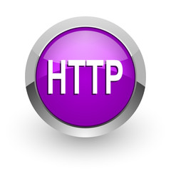 http pink glossy web icon